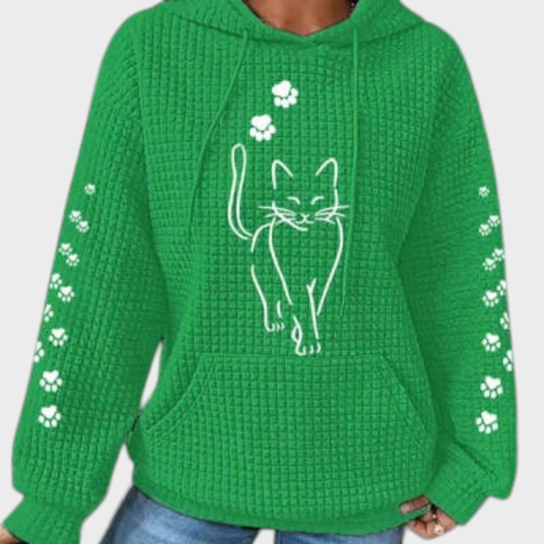 Maja | Katzenmuster Pullover