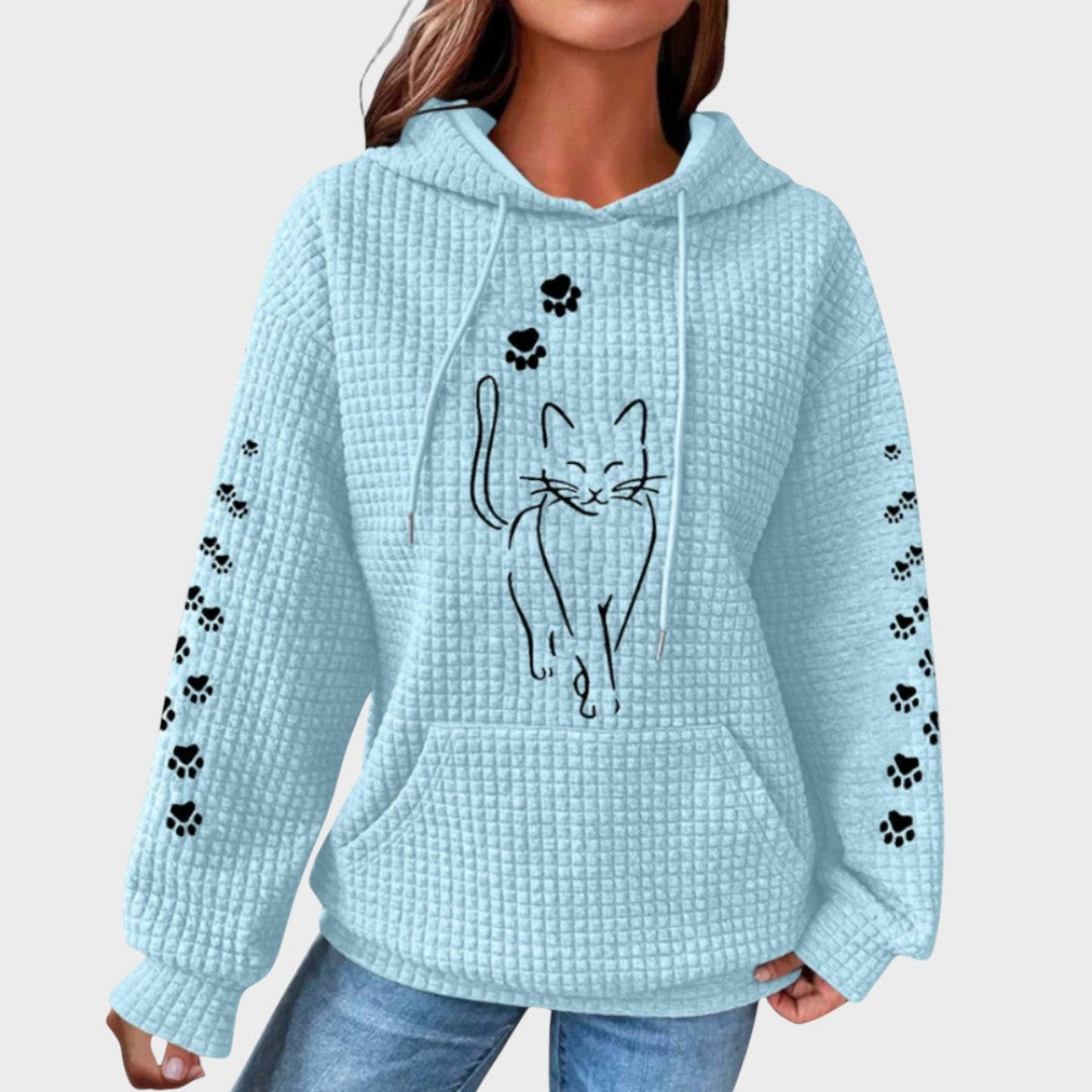 Maja | Katzenmuster Pullover