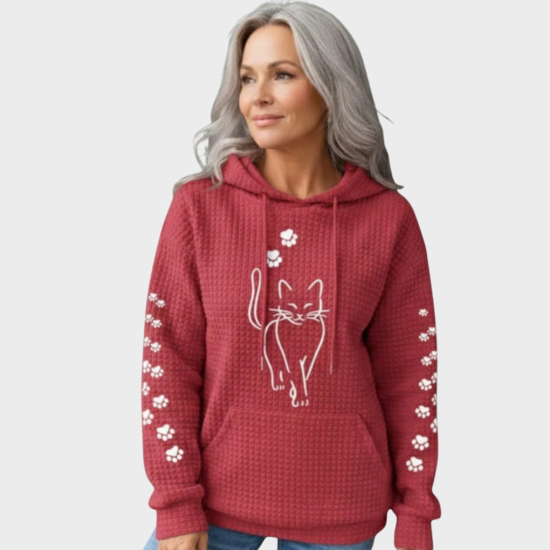 Maja | Katzenmuster Pullover