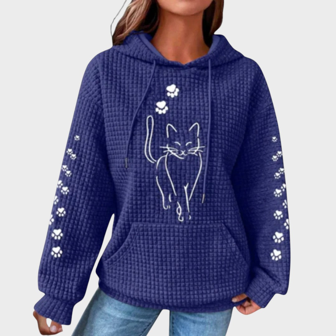 Maja | Katzenmuster Pullover