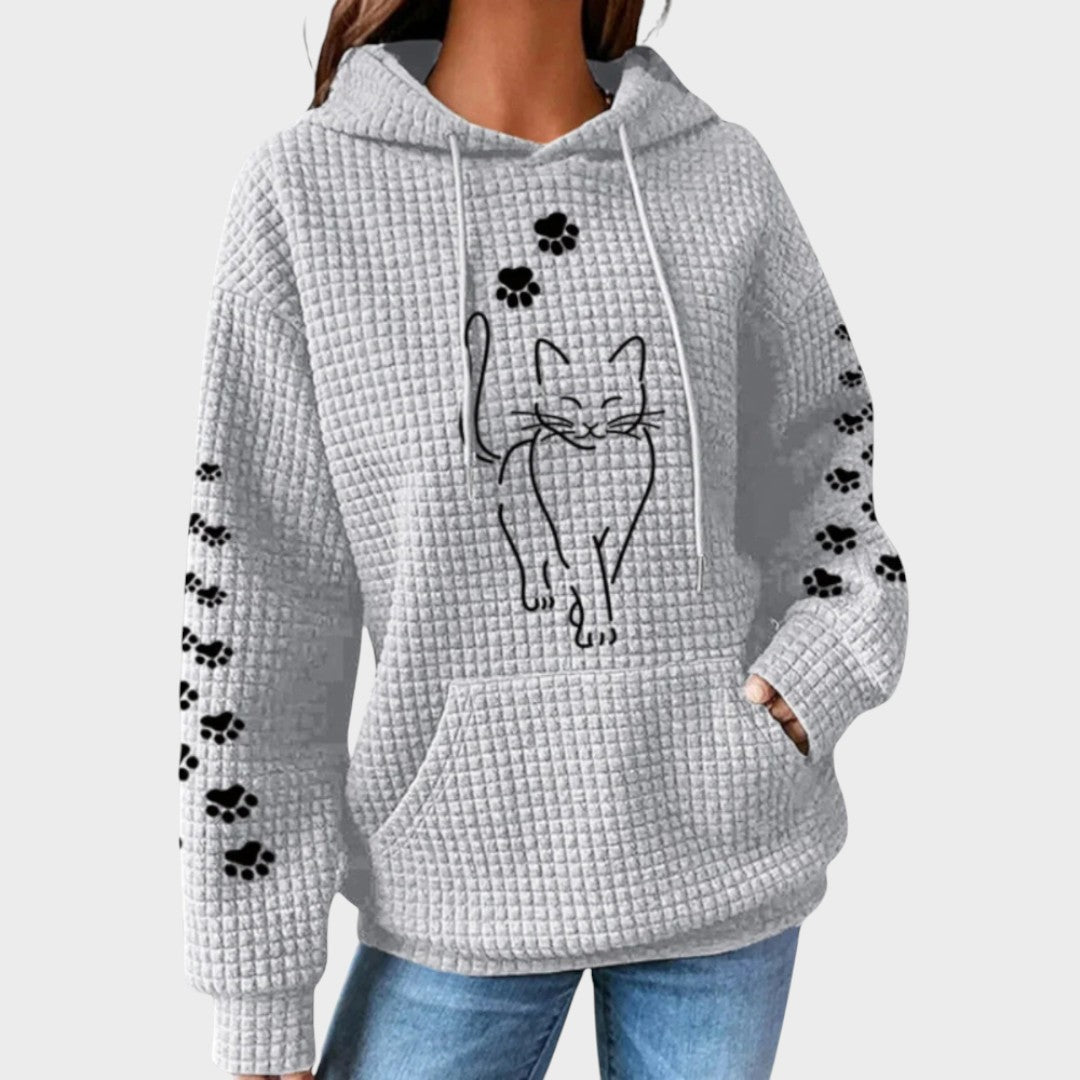 Maja | Katzenmuster Pullover