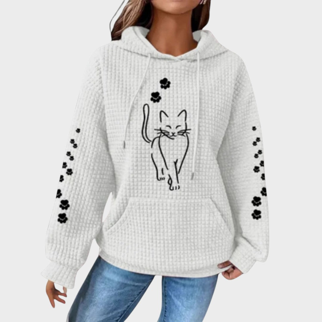 Maja | Katzenmuster Pullover