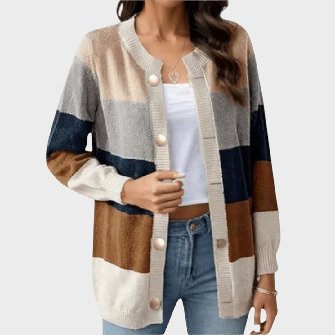 Marisol | Langer Cardigan mit Knöpfen