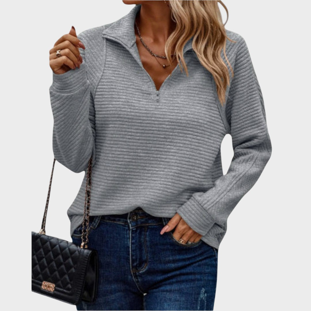 Svenja | Zip-Pullover