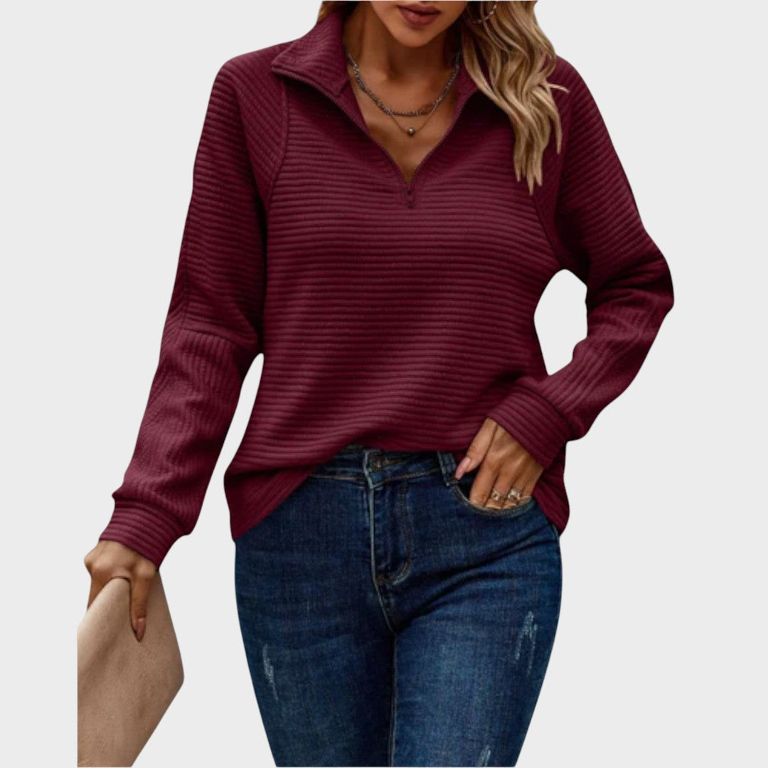 Svenja | Zip-Pullover