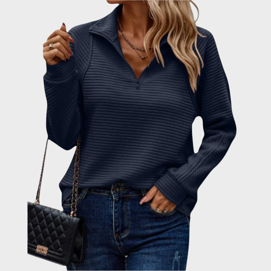 Svenja | Zip-Pullover