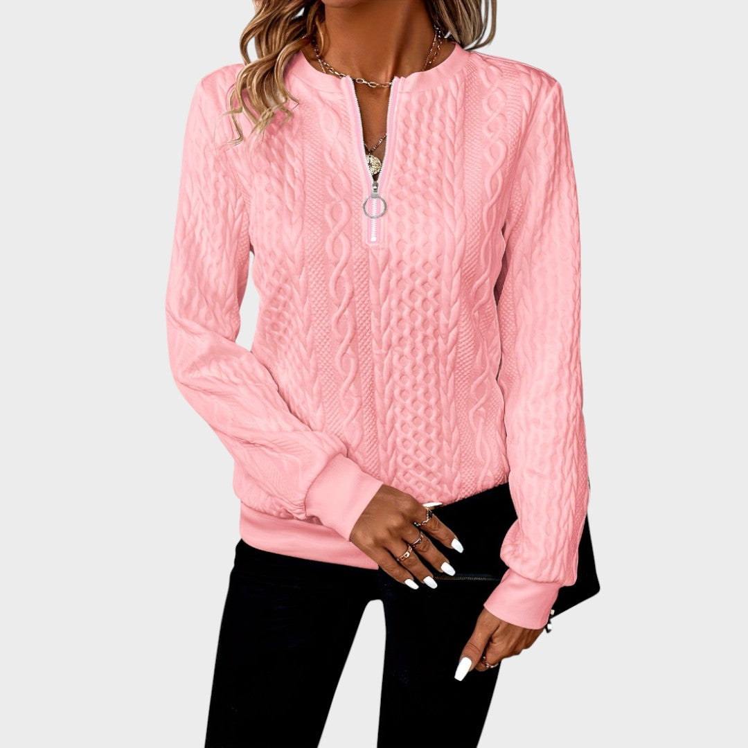 Ida | Zip-Strickpullover