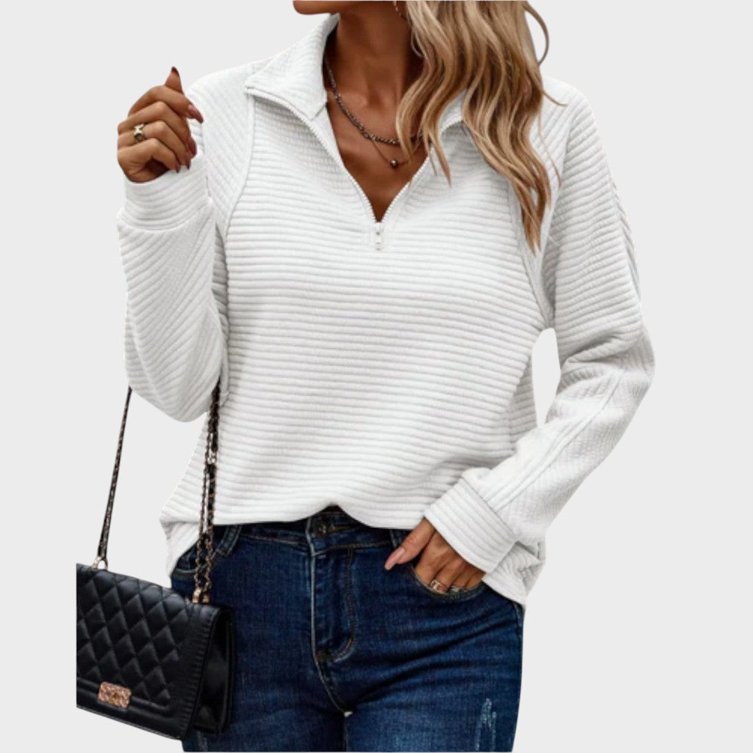 Svenja | Zip-Pullover
