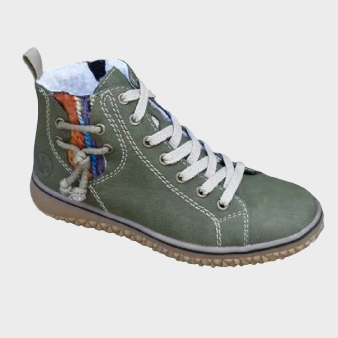 Lila | Schnürstiefeletten
