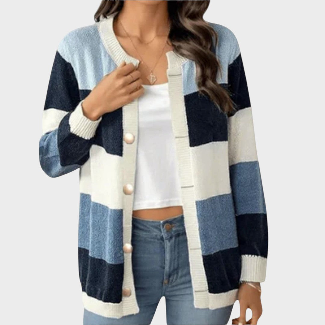 Marisol | Langer Cardigan mit Knöpfen
