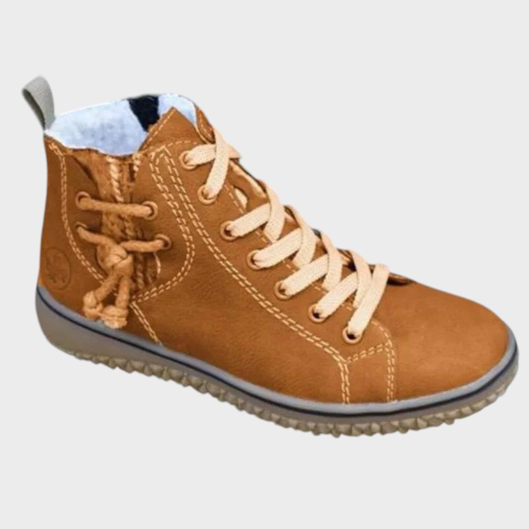 Lila | Schnürstiefeletten