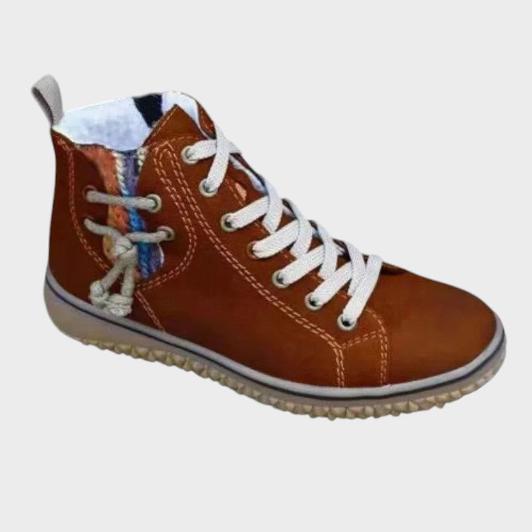 Lila | Schnürstiefeletten