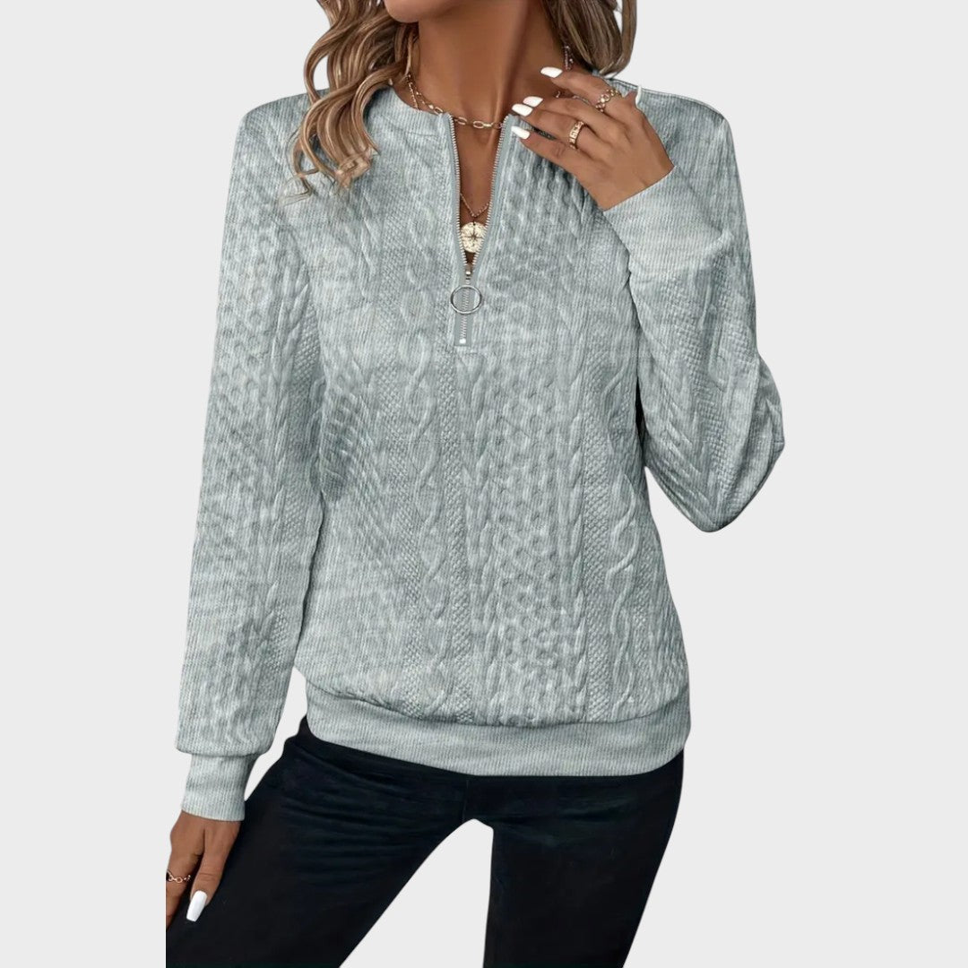 Ida | Zip-Strickpullover