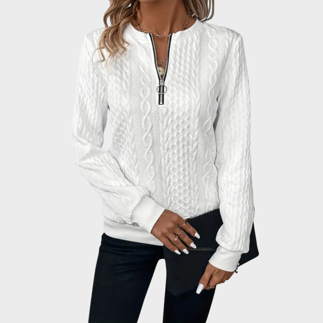 Ida | Zip-Strickpullover
