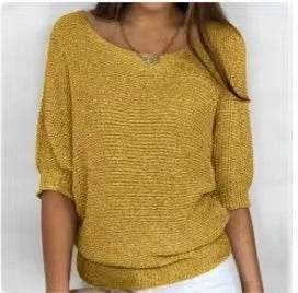 Carolina | Strickpullover mit Dreiviertelärmeln