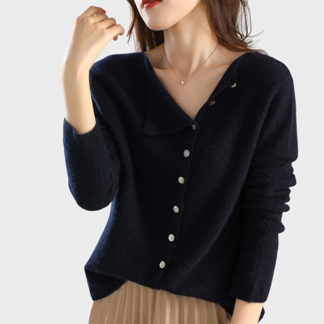 Vera | Knopfstrickjacke