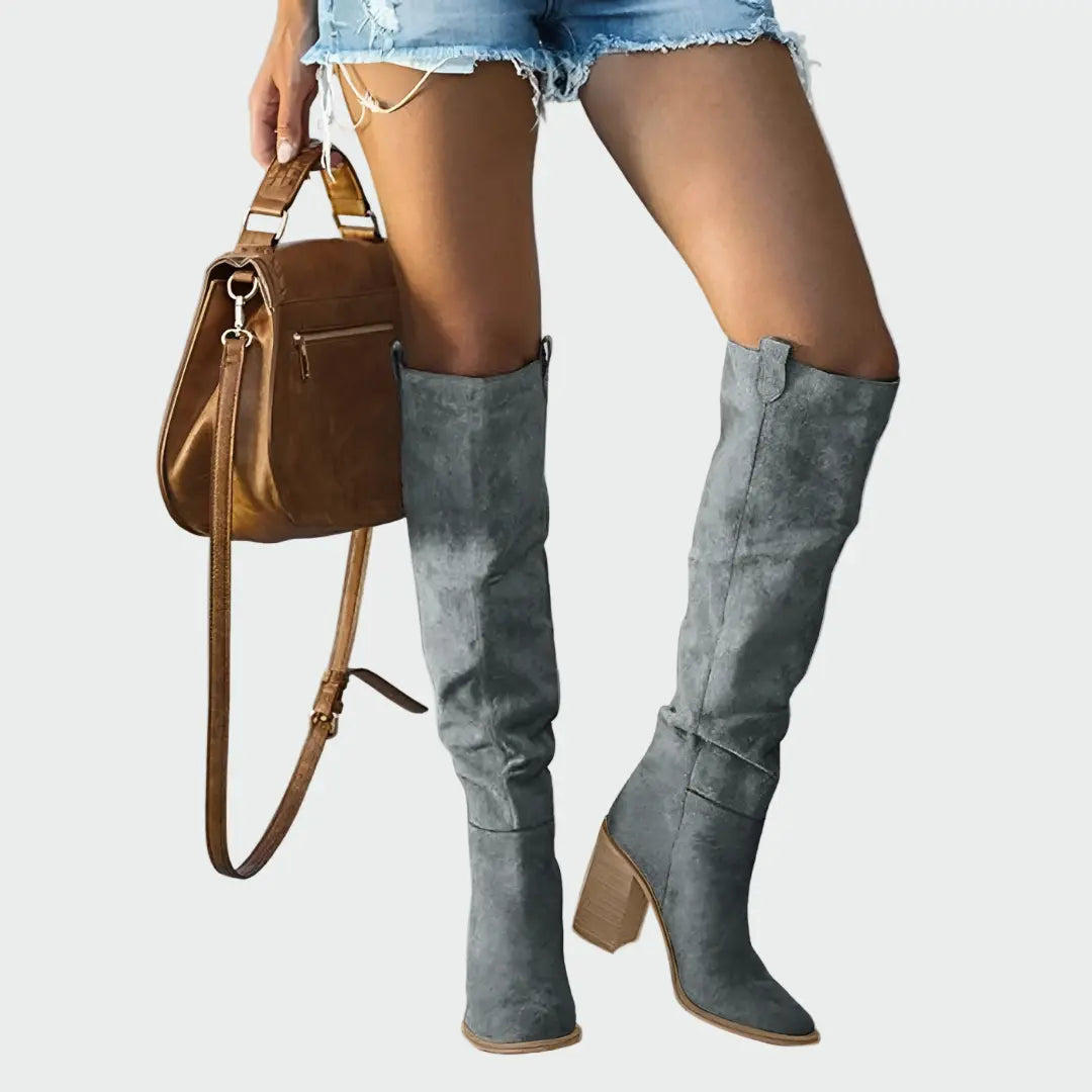 Knöchelhohe Lederorthopädische Stiefel
