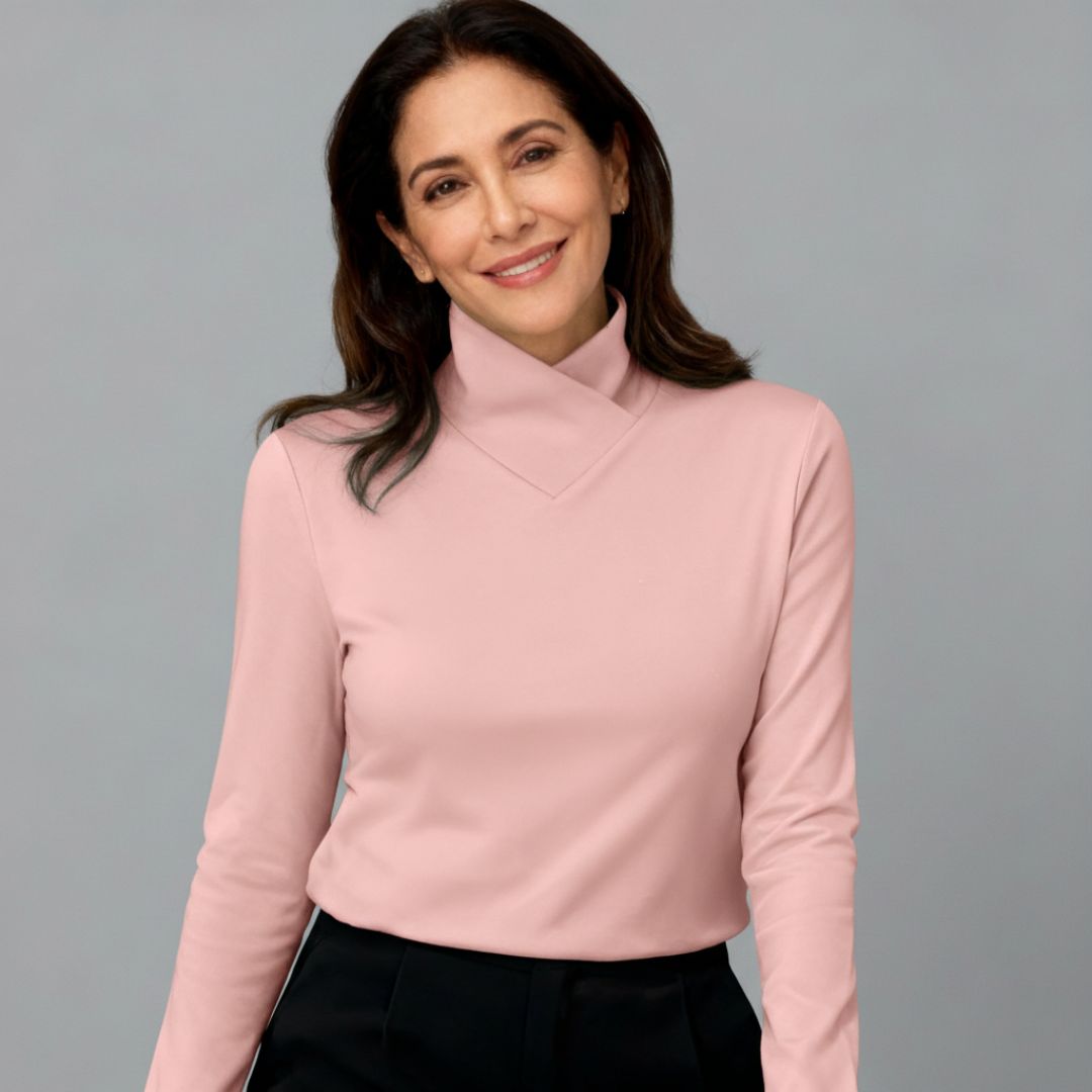 Stazia™ | Eleganter Hochkragenpullover