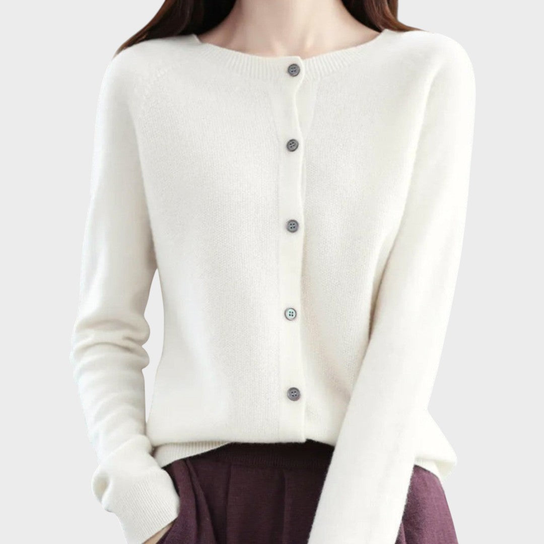 Cornelia | Eleganter Cardigan mit Knöpfen