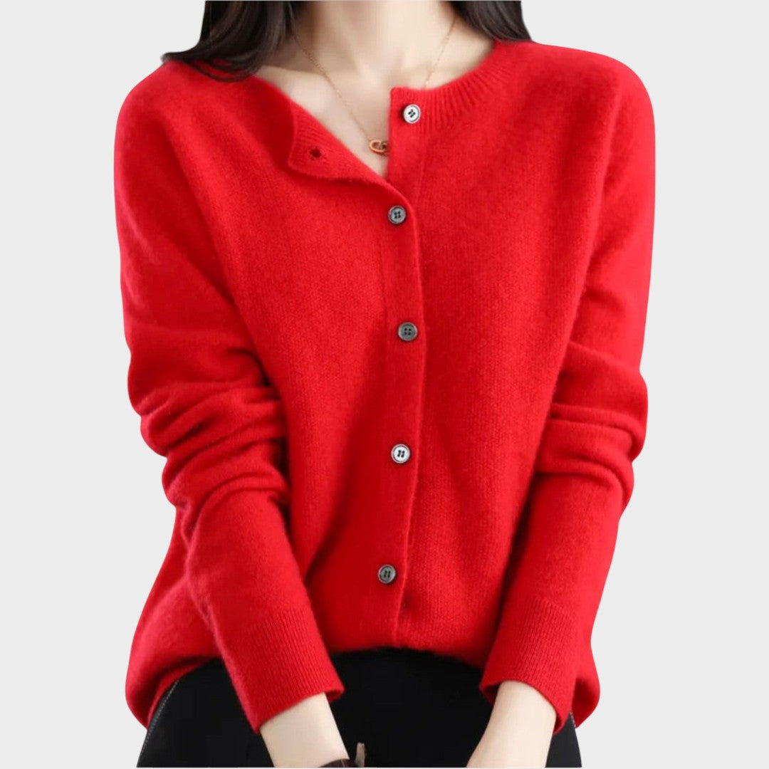 Cornelia | Eleganter Cardigan mit Knöpfen