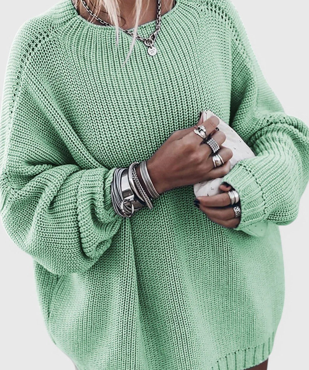 Lockerer Wollpullover