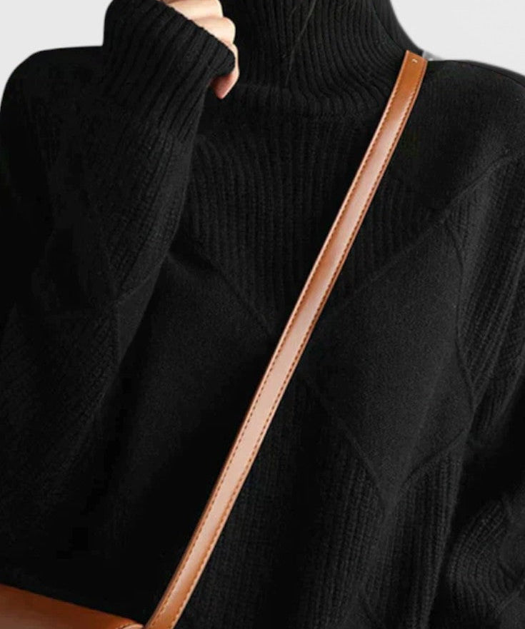 Jasmine Kaschmir Hoher Kragen Pullover
