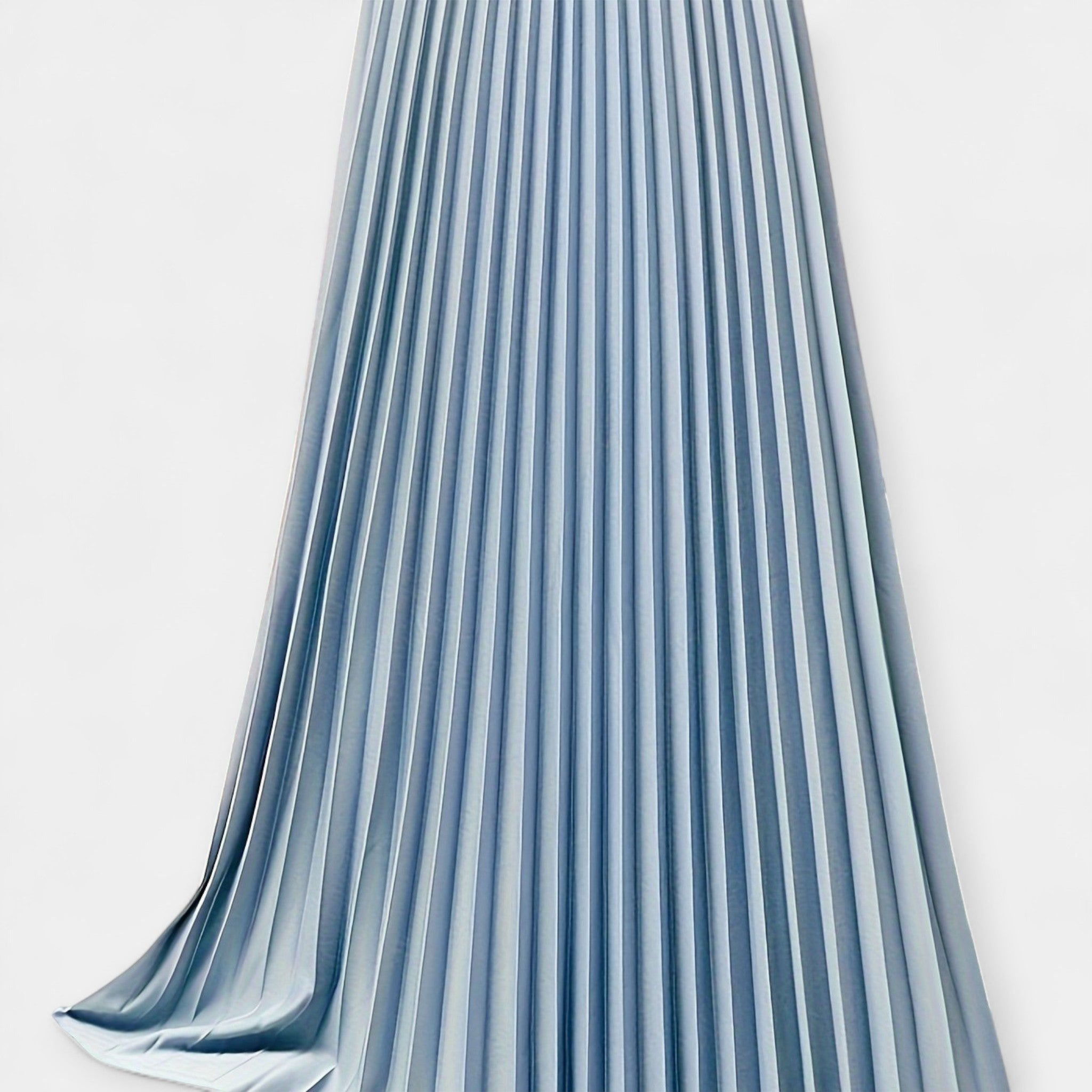 Faltenrock aus Satin Maxi