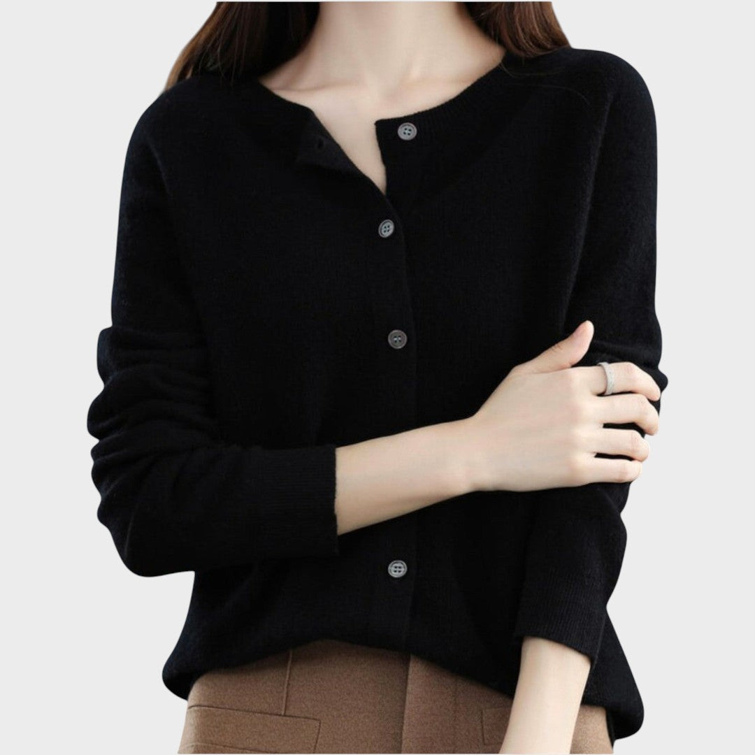 Cornelia | Eleganter Cardigan mit Knöpfen