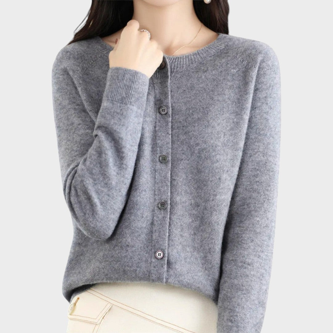 Cornelia | Eleganter Cardigan mit Knöpfen