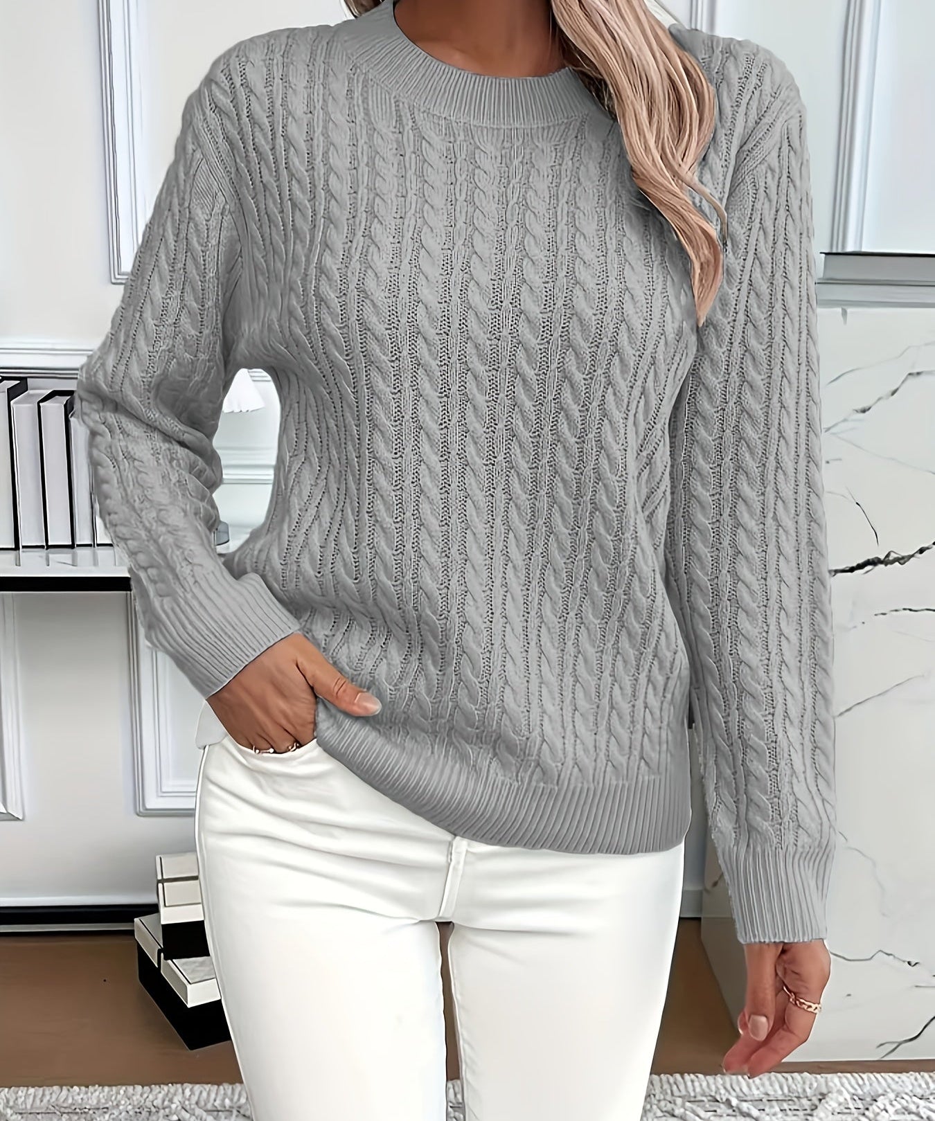 Bernila – Kabelstrickpullover