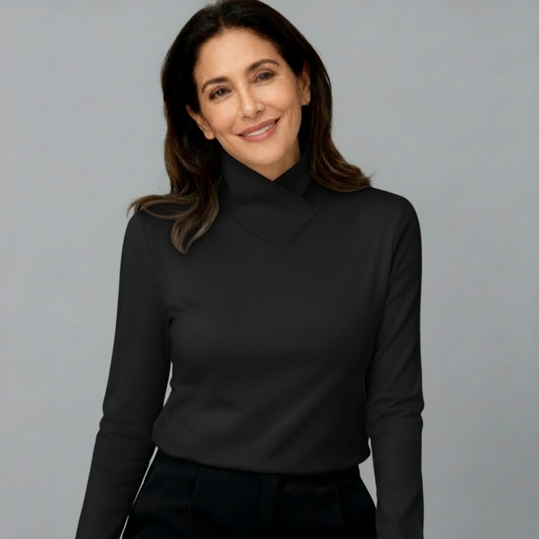 Stazia™ | Eleganter Hochkragenpullover