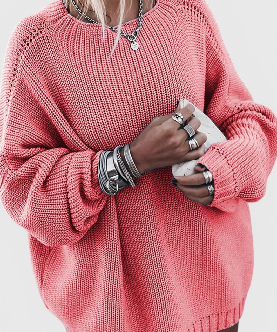 Lockerer Wollpullover