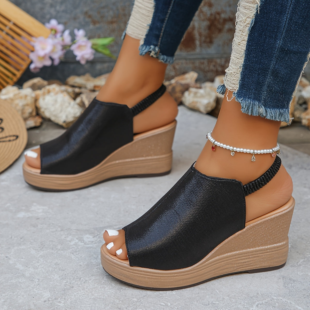 Aurora | Orthopädische Wedge-Sandalen