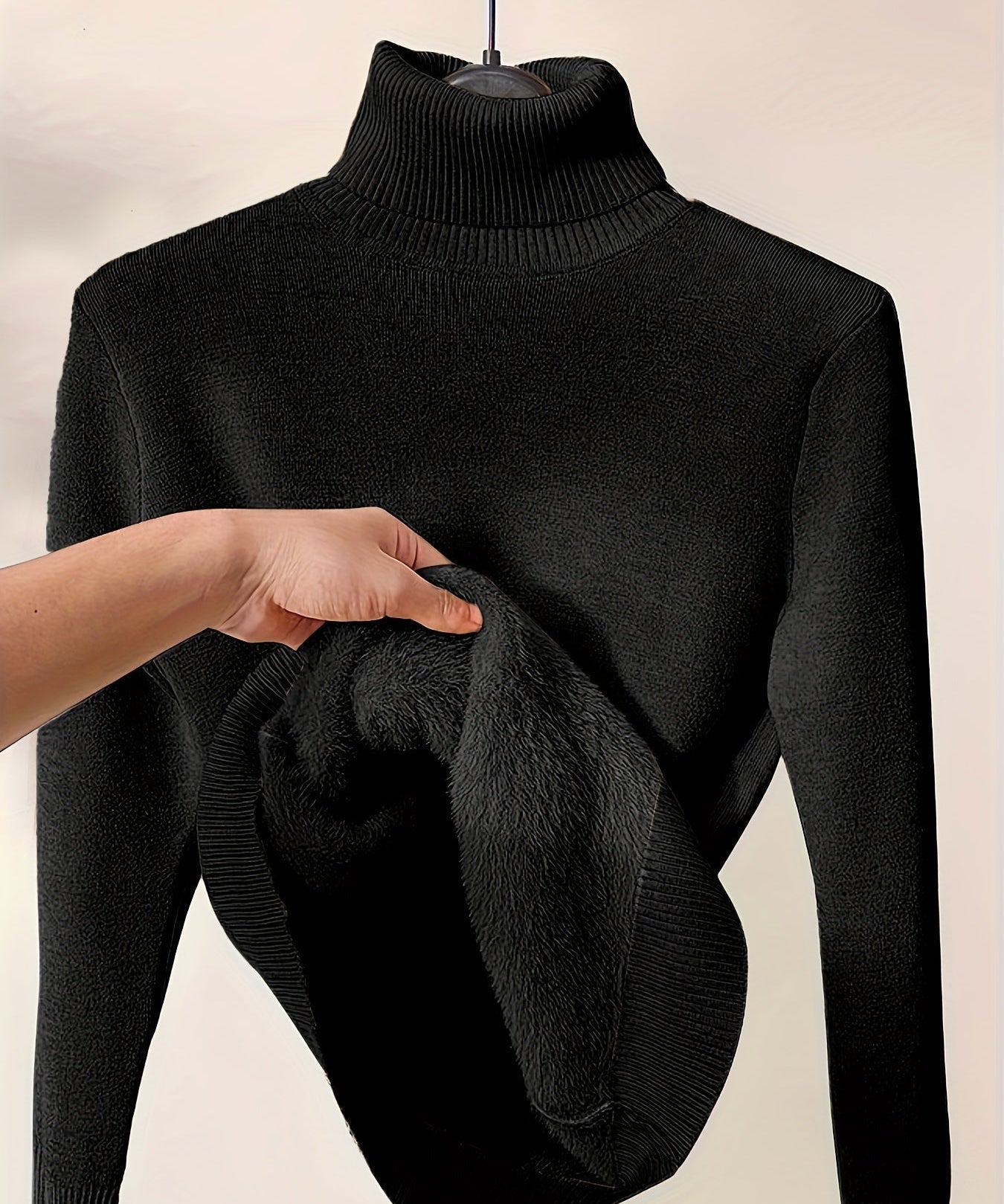 Zoe - Weicher Pullover mit hohem Kragen