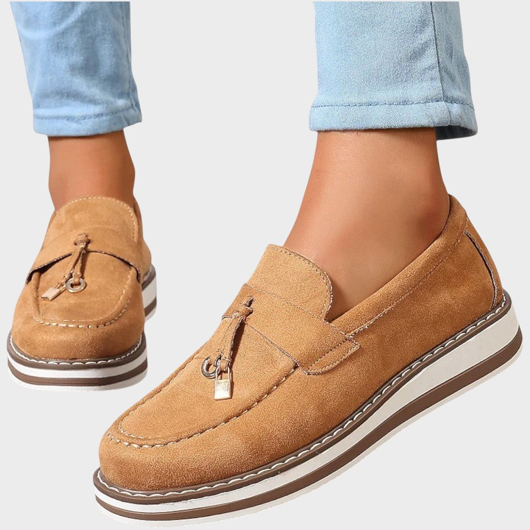 Halo | Wildleder Slipper mit runder Zehe