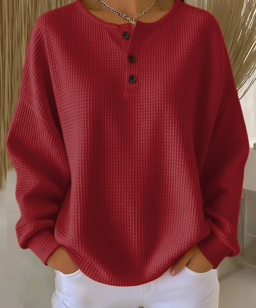 Brisa | Waffelstruktur Strickpullover