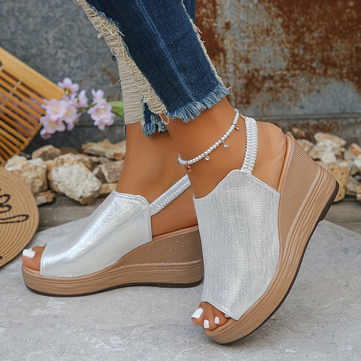 Aurora | Orthopädische Wedge-Sandalen