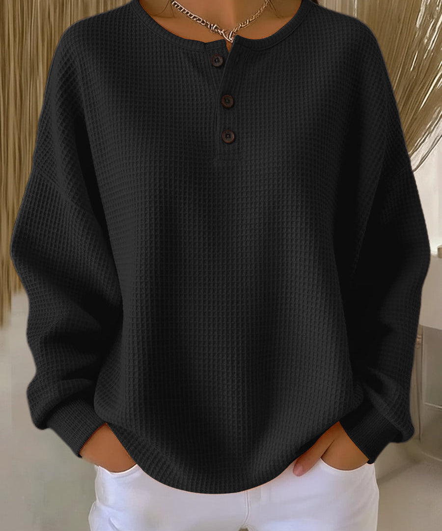 Brisa | Waffelstruktur Strickpullover