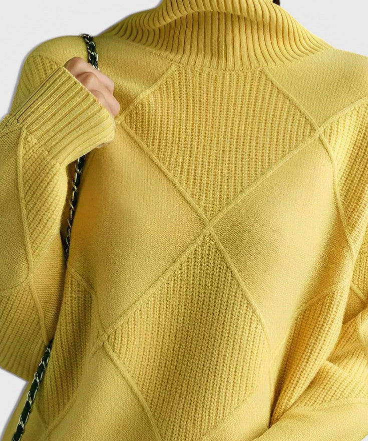 Jasmine Kaschmir Hoher Kragen Pullover