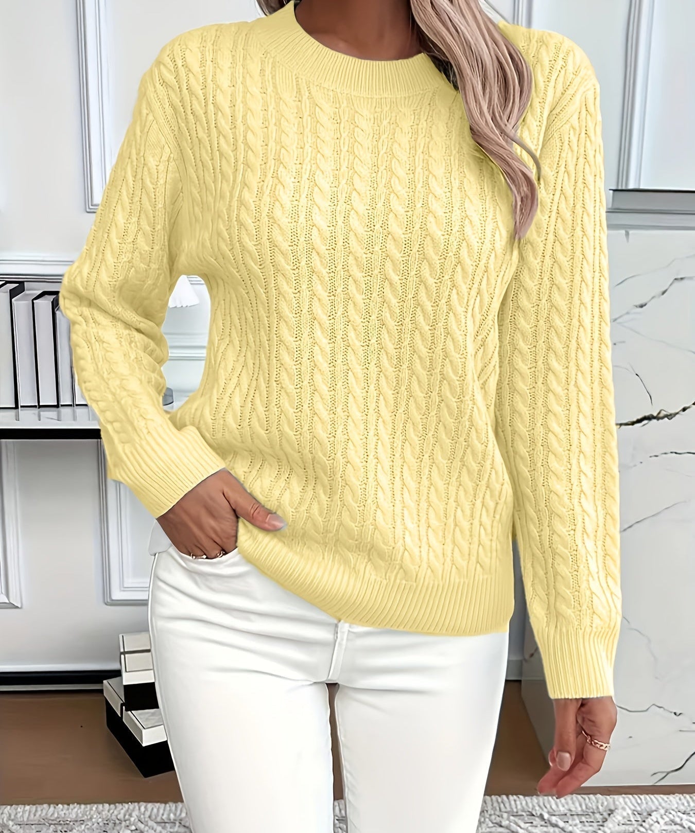 Bernila – Kabelstrickpullover