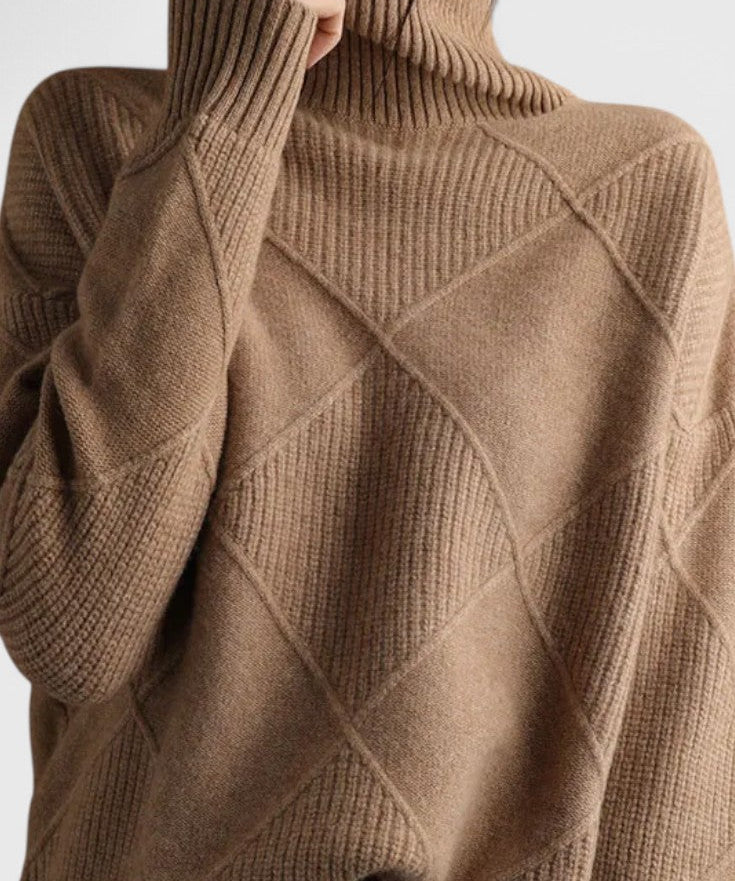 Jasmine Kaschmir Hoher Kragen Pullover