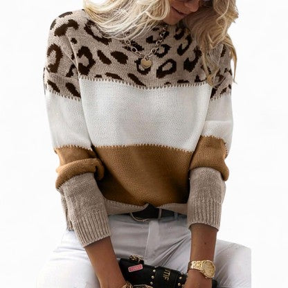 Tasmin | Eleganter Leopardenpullover