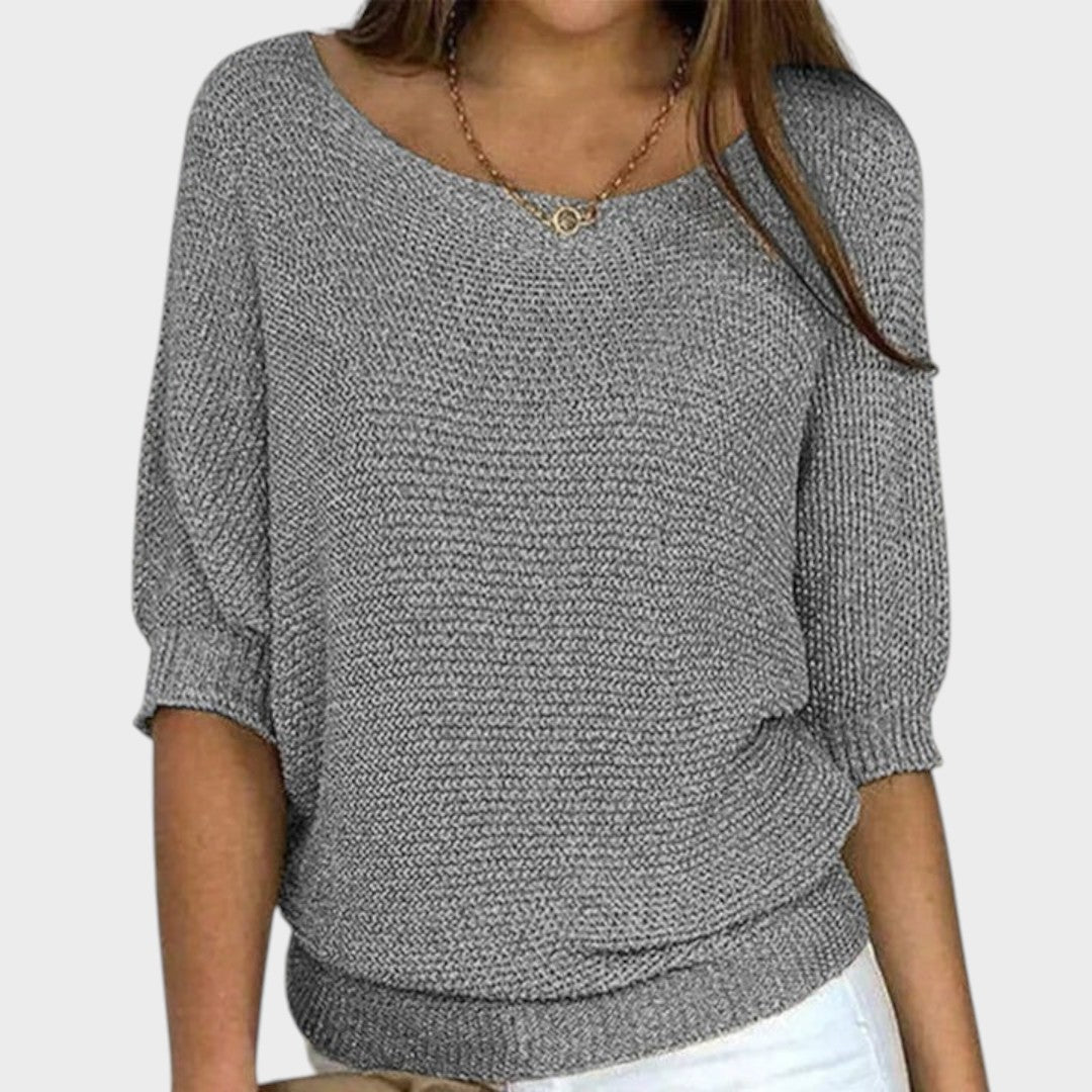 Carolina | Strickpullover mit Dreiviertelärmeln