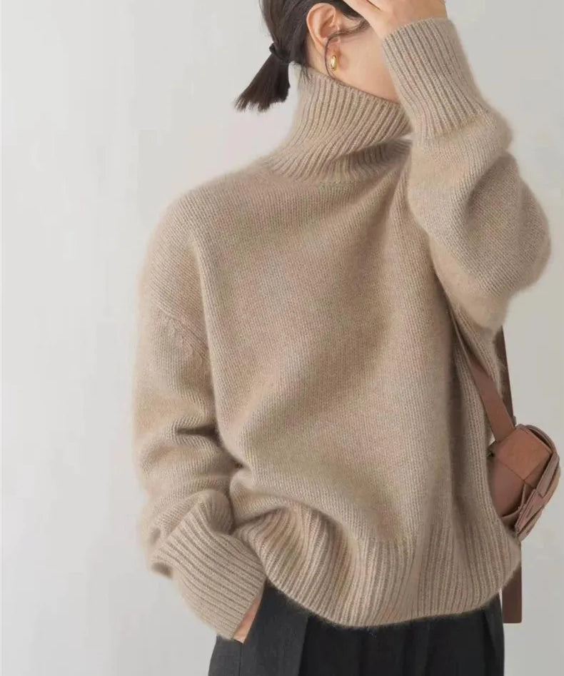 MIA - HOHER KRAGEN CASHMERE-PULLOVER
