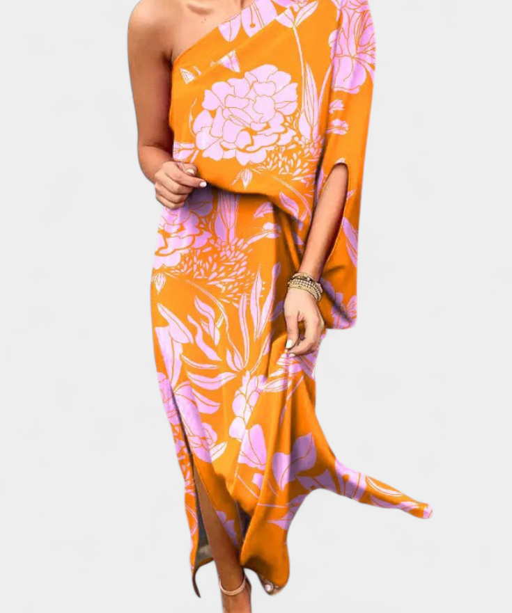 Carlena | Ein-Schulter Kleid
