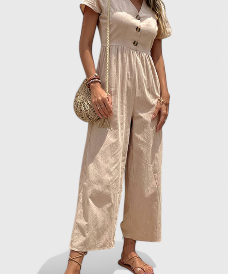 Camila Jumpsuit mit vorderen Knöpfen