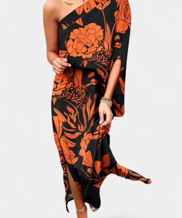 Carlena | Ein-Schulter Kleid