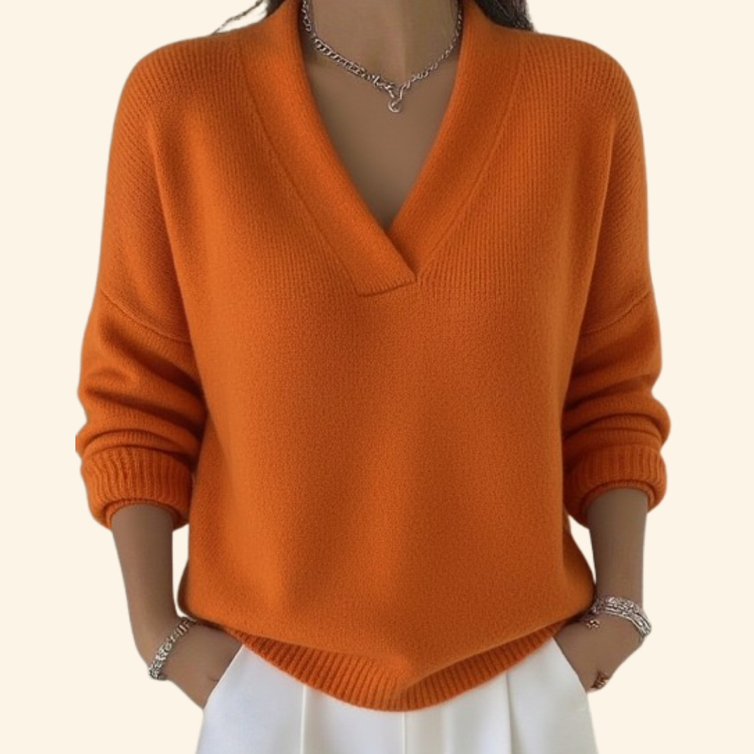 Noor V-Ausschnitt Pullover