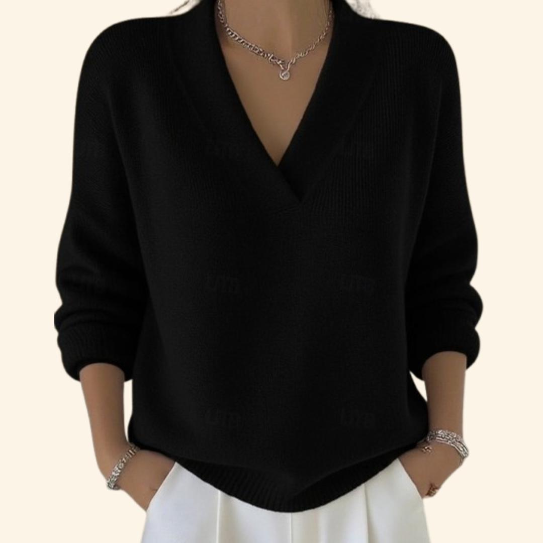 Noor V-Ausschnitt Pullover