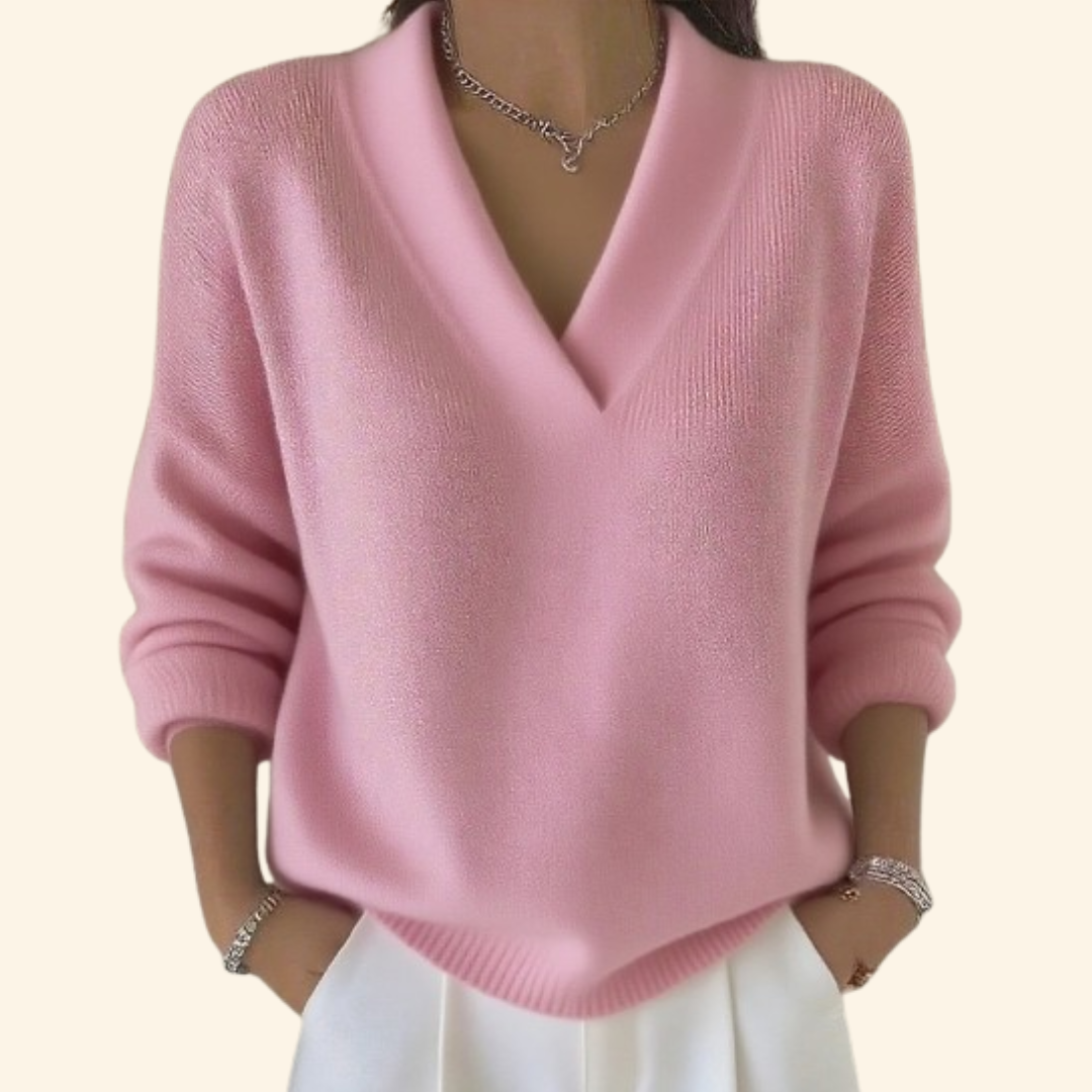 Noor V-Ausschnitt Pullover